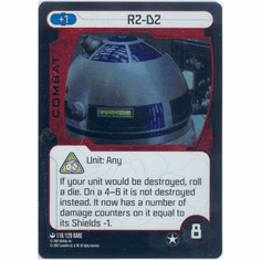 Star Wars Pocketmodel R2-D2 Foil Card
