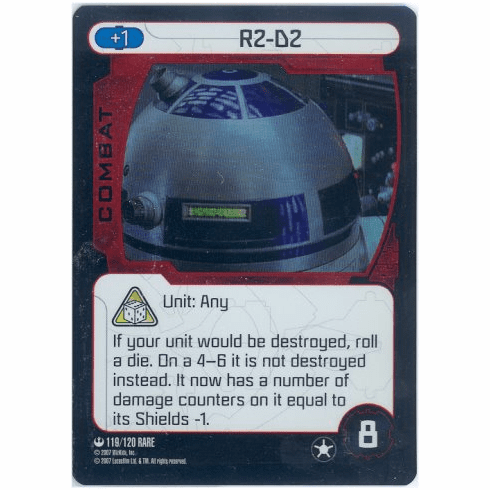 Star Wars Pocketmodel R2-D2 Foil Card