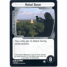 Star Wars Pocketmodel Rebel Base Card