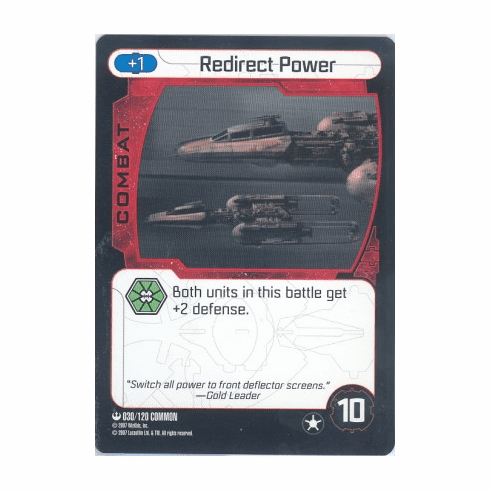 Star Wars Pocketmodel Redirect Power Card