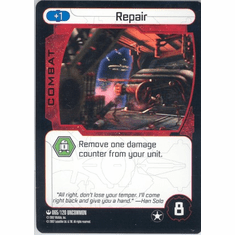 Star Wars Pocketmodel Repair Card