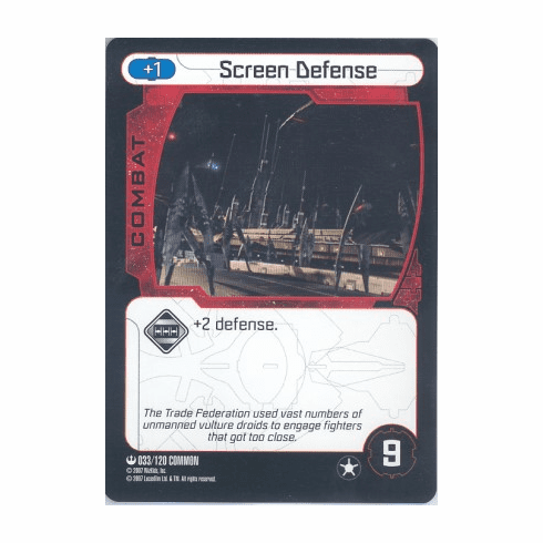 Star Wars Pocketmodel Screen Defense Card