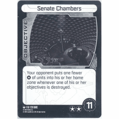 Star Wars Pocketmodel Senate Chambers Card