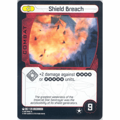 Star Wars Pocketmodel Shield Breach Card
