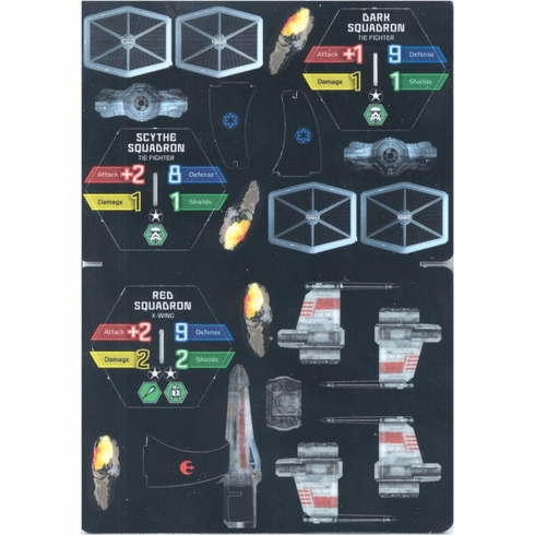 Star Wars Pocketmodel Ship Card #1