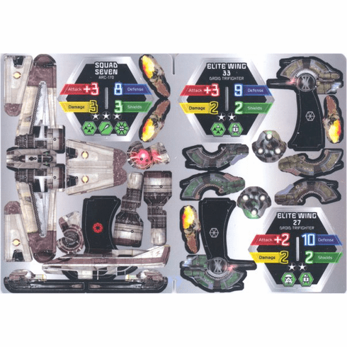 Star Wars Pocketmodel Ship Card #12