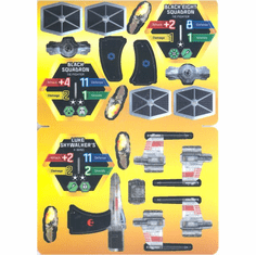Star Wars Pocketmodel Ship Card #3 (Luke Skywalker's X-Wing)