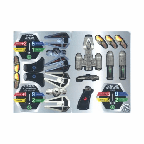 Star Wars Pocketmodel Ship Card #6