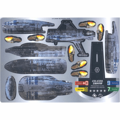 Star Wars Pocketmodel Ship Card Colicoid Swarm