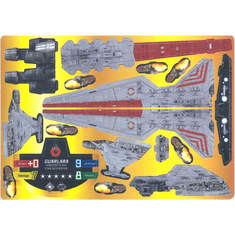 Star Wars Pocketmodel Ship Card Guarlara