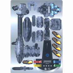 Star Wars Pocketmodel Ship Card Harasser