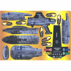 Star Wars Pocketmodel Ship Card Invisible Hand
