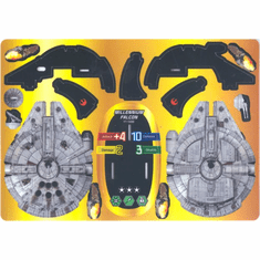 Star Wars Pocketmodel Ship Card Millenium Falcon