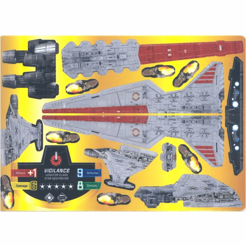 Star Wars Pocketmodel Ship Card Vigilance
