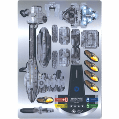 Star Wars Pocketmodel Ship Card Warspite