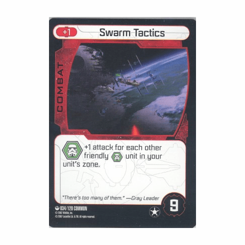 Star Wars Pocketmodel Swarm Tactics Card