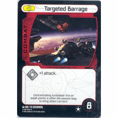 Star Wars Pocketmodel Targeted Barrage Card