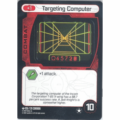 Star Wars Pocketmodel Targeting Computer Card