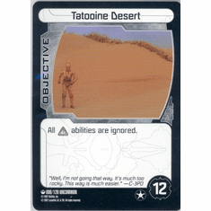 Star Wars Pocketmodel Tatooine Desert Card