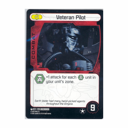 Star Wars Pocketmodel Veteran Pilot Card
