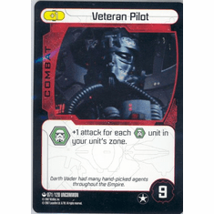 Star Wars Pocketmodel Veteran Pilot Card
