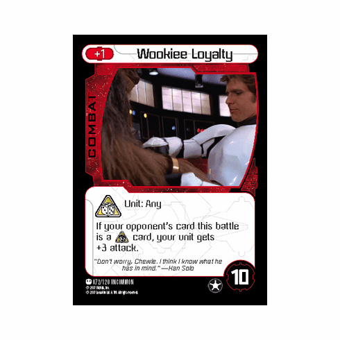 Star Wars Pocketmodel Wookiee Loyalty Card