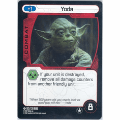 Star Wars Pocketmodel Yoda Card