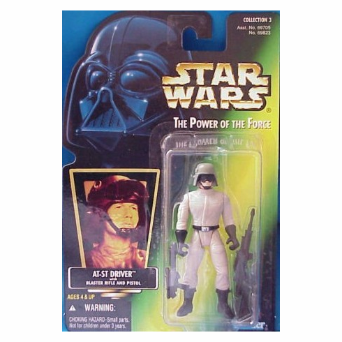 Star Wars The Power of the Force At-St Driver Action Figure