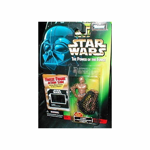 Star Wars The Power of the Force C-3PO with Cargo Net Action Figure
