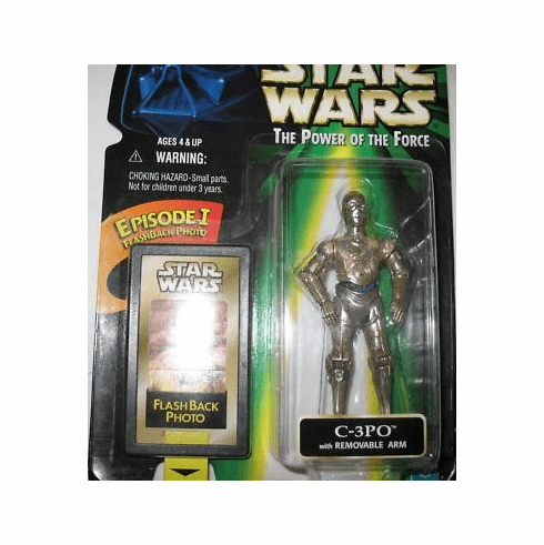 Star Wars The Power of the Force C-3PO with Removeable Arm Action Figure
