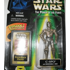 Star Wars The Power of the Force C-3PO with Removeable Arm Action Figure