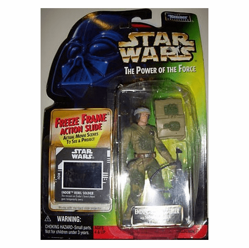 Star Wars The Power of the Force Endor Rebel Soldier Action Figure