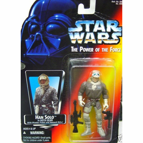 Star Wars The Power of the Force Han Solo in Hoth Gear Action figure