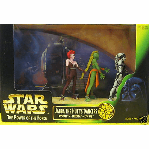 Star Wars The Power of the Force Jabba The Hutt's Dancers Action Figures