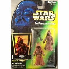 Star Wars The Power of the Force Jawas Action Figures