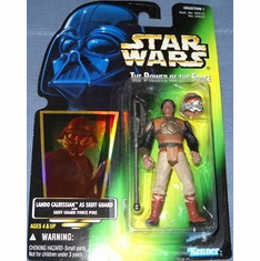 Star Wars The Power of the Force Lando Calrissian as Skiff Guard Action Figure