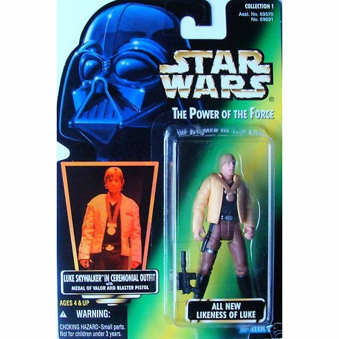 Star Wars The Power of the Force Luke Skywalker in Ceremonial Outfit Action Figure