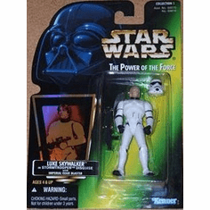Star Wars The Power of the Force Luke Skywalker in Stormtrooper Disguise Action Figure