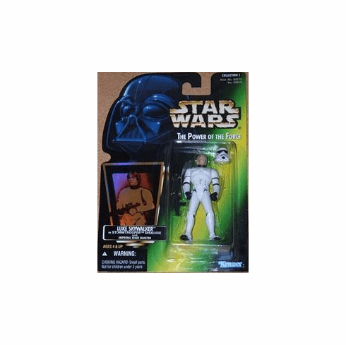 Star Wars The Power of the Force Luke Skywalker in Stormtrooper Disguise Action Figure
