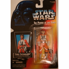 Star Wars The Power of the Force Luke Skywalker in X-Wing Flighter Pilot Gear Action Figure