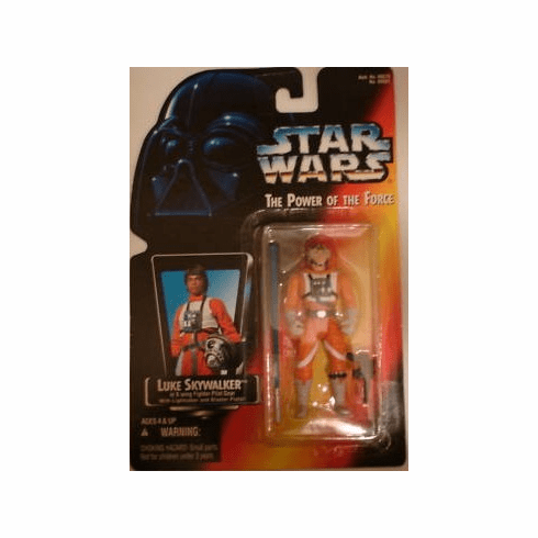 Star Wars The Power of the Force Luke Skywalker in X-Wing Flighter Pilot Gear Action Figure