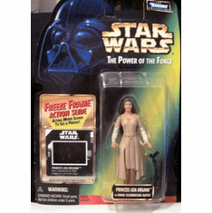 Star Wars The Power of the Force Princess Leia Organa in Ewok Celebration Outfit