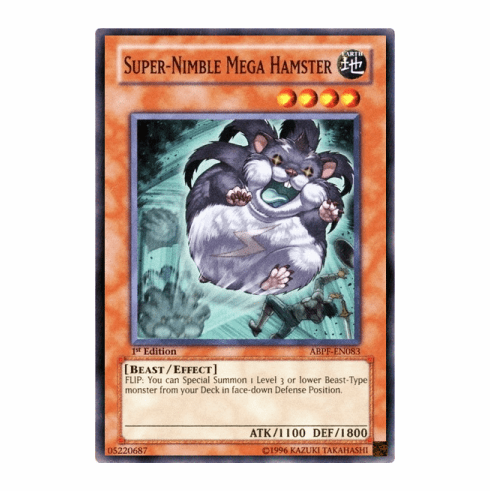 Super-Nimble Mega Hamster Single Super Rare Card