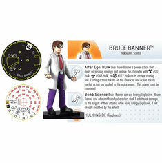 The Incredible HULK Heroclix figure #002 Common Bruce Banner