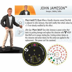 The Incredible HULK Heroclix figure #008 Common John Jameson