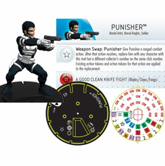 The Incredible HULK Heroclix figure #010 Common Punisher