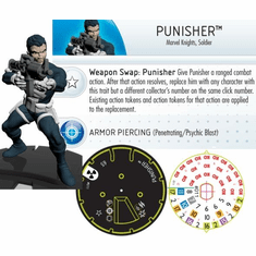 The Incredible HULK Heroclix figure #011 Common Punisher