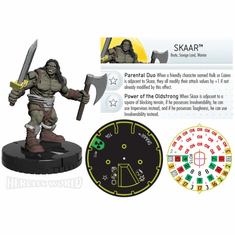 The Incredible HULK Heroclix figure #015 Uncommon Skaar