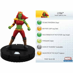 The Incredible HULK Heroclix figure #016 Uncommon Lyra