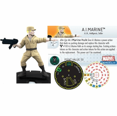 The Incredible HULK Heroclix figure #018 Uncommon A.I.Marine